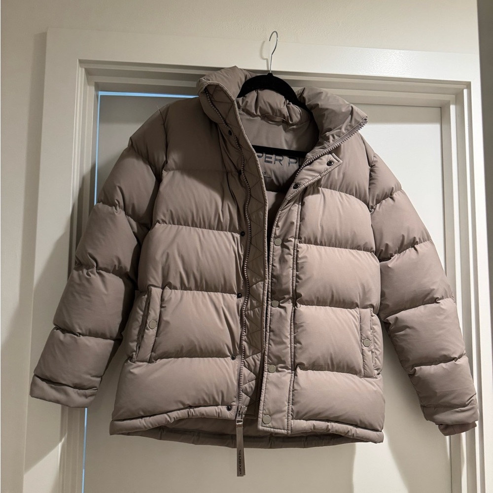 TNA Taupe Puffer Jacket